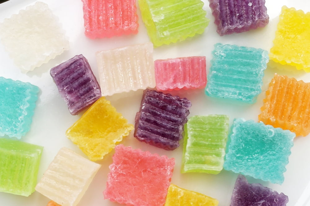 วุ้นกรอบสมุนไพร วุ้นกรอบอัญมณี